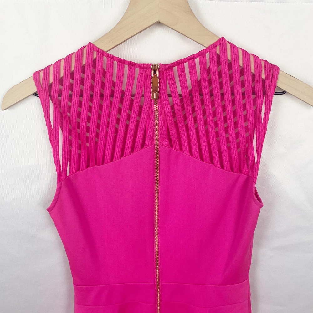 Ted Baker London Elesee Illusion Trim Dress - Picture 4 of 7
